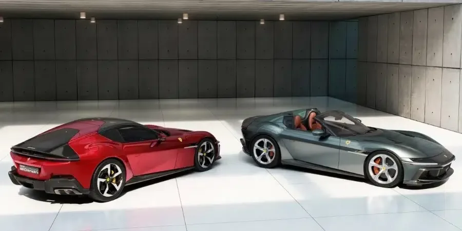 أول نظرة في العالم على V12 أجدد سيارات فيراري 2025