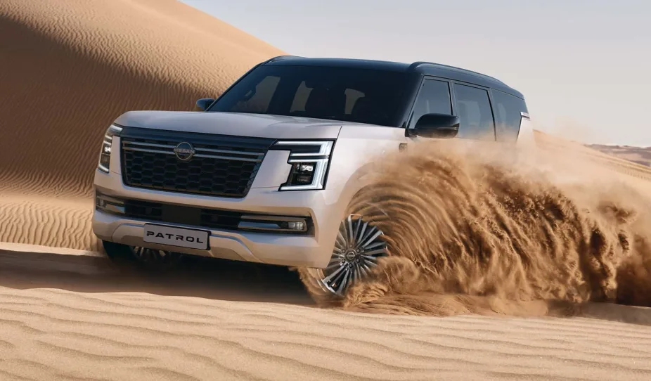 نيسان باترول الجديدة مزودة بمحرك V-6 يعمل بالسحب الطبيعي