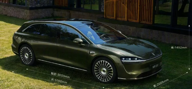 الكشف عن سيارة هواوي Stelato S9T wagon ببطارية 100 كيلوواط ساعة وقوة 516 حصان