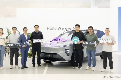 NIO تحتفل بتسليم 600 ألف سيارة من خطوط إنتاجها